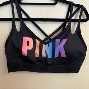 Pink Victoria's Secret Ultimate Lightly Lined Sports Bra Size M